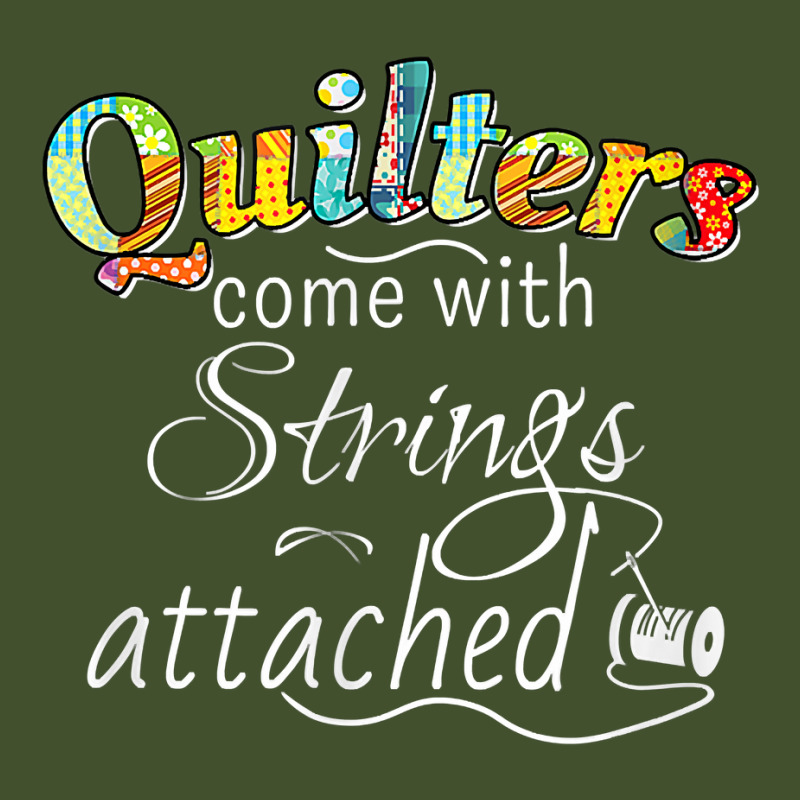 Funny Quilters Come With Strings Attached T Shirt Sun Shade Cap by naythendeters2000 | Artistshot