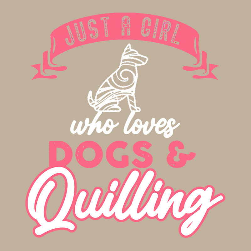 Quilling T  Shirt Girl Who Loves Quilling Dogs Paper Filigree Craftsma Sun Shade Cap | Artistshot