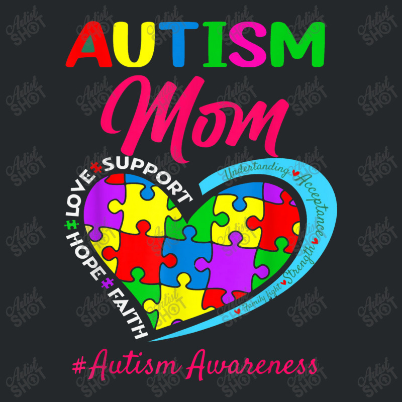 Understanding Autism Awareness Mom Gifts Crewneck Sweatshirt by fardinugraha | Artistshot