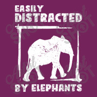 Easily Distracted By Elephants | Funny Zoo Tie Dyed Bucket Hat | Artistshot