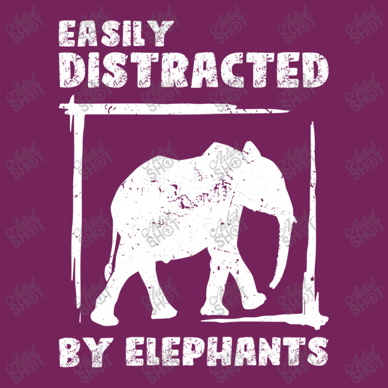 Easily Distracted By Elephants | Funny Zoo Tie Dyed Bucket Hat | Artistshot