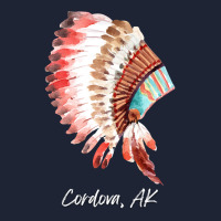 Native Indian Tribal Headdress Art T  Shirt Cordova Alaska Watercolor Snapback Trucker Cap | Artistshot