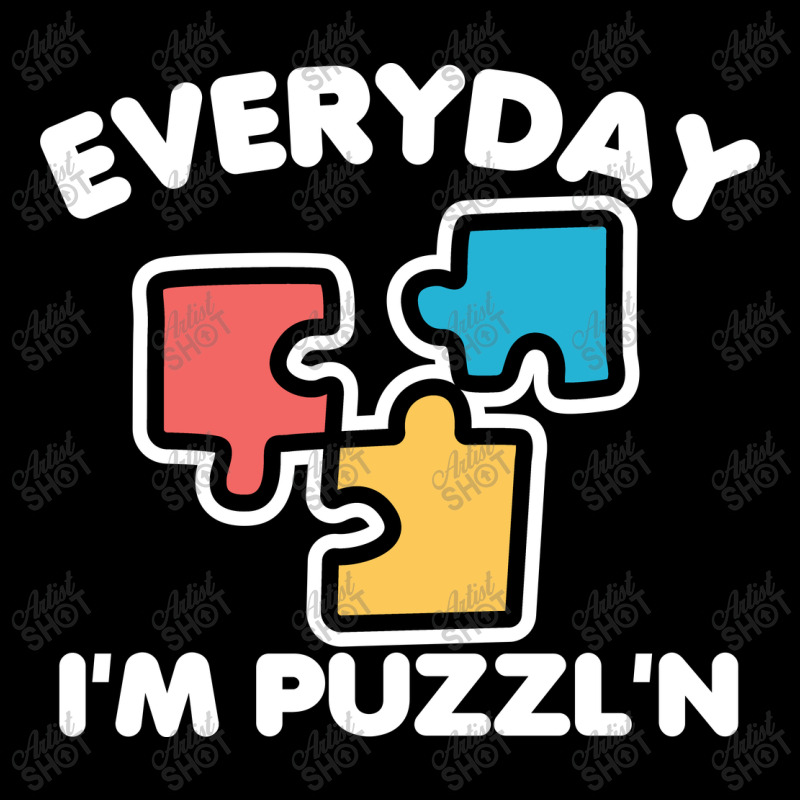 Everyday I'm Puzzl'n Adjustable Cap | Artistshot