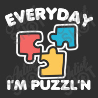 Everyday I'm Puzzl'n Snapback Trucker Cap | Artistshot