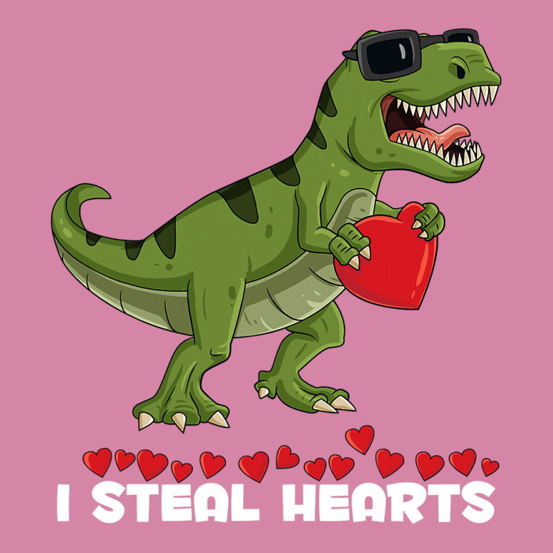 I Steal Hearts Tshirt Valentines Day Dinosaur Boys Kid (16) Dyed Cap | Artistshot