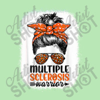 Womens Ms Warrior Messy Bun Leopard Multiple Sclerosis Awareness T S Dyed Cap | Artistshot