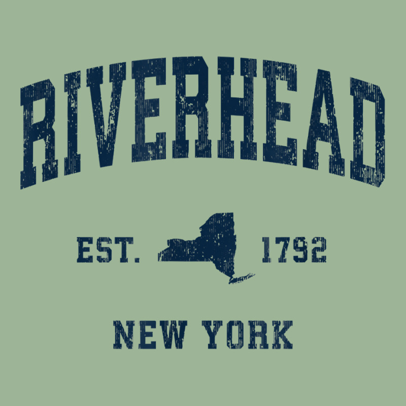 Riverhead New York Ny Vintage Athletic Navy Sports Design T Shirt Urban Heavy T-shirt | Artistshot