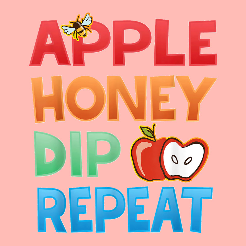 Rosh Hashanah Apple Honey Dip Repeat Jewish New Year Urban Heavy T-shirt | Artistshot