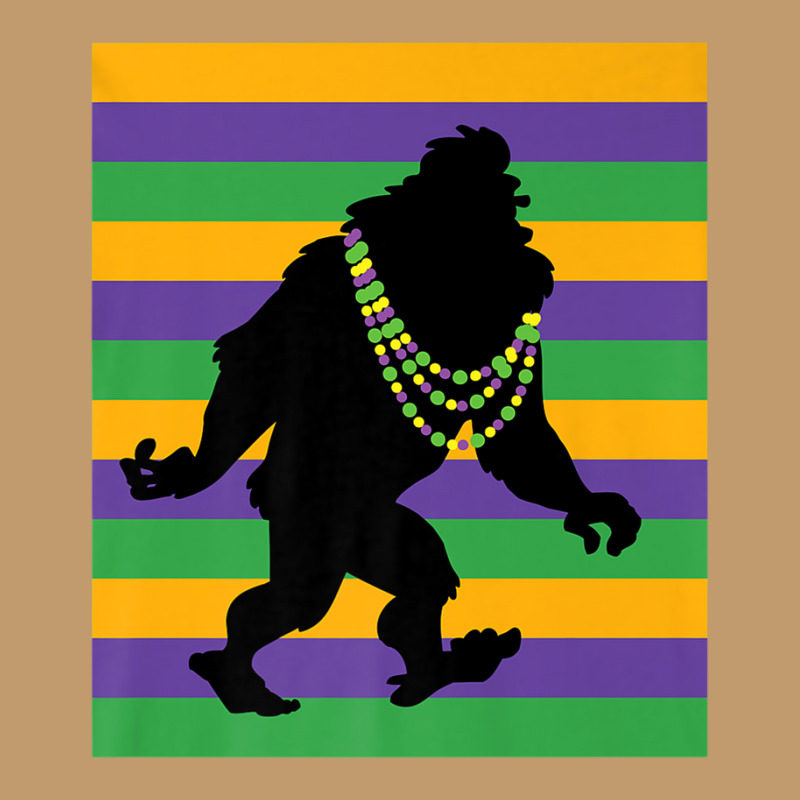 Mardi Gras Bigfoot Sasquatch Urban Heavy T-shirt | Artistshot