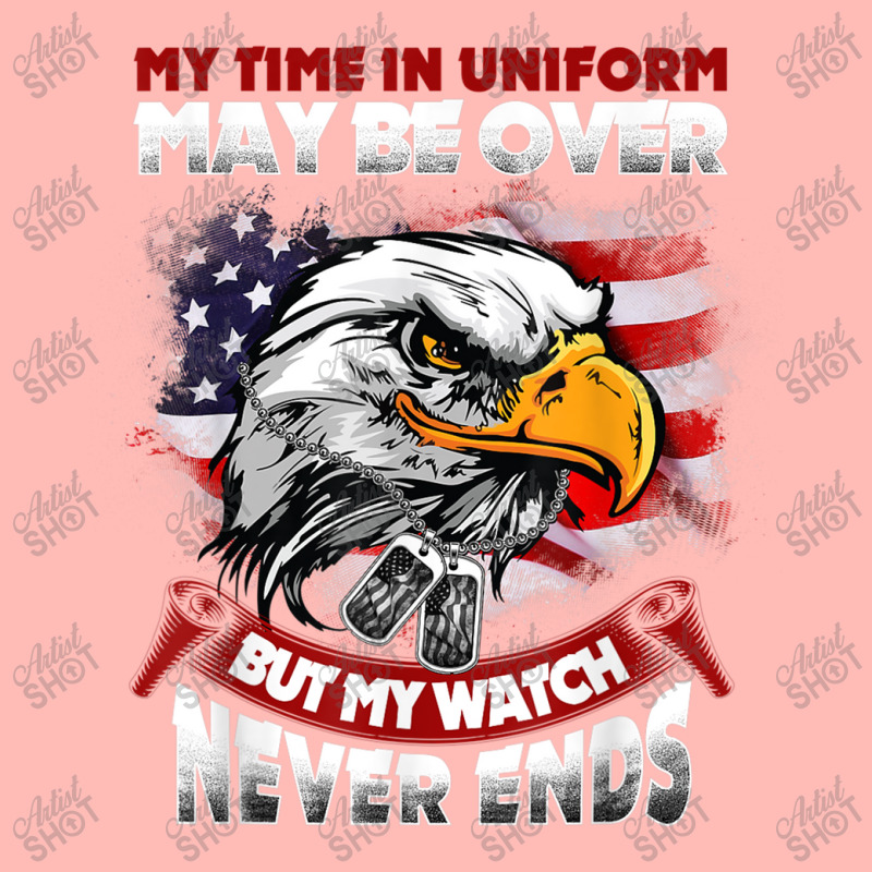 My Time In Uniform May Be Over Bumy Watch Never Ends Mens Funny Urban Heavy T-shirt by KhalilDesign | Artistshot