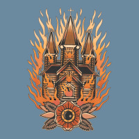 Burning Church, Burning Church Art, Burning Church Vintage, Burning Ch Urban Heavy T-shirt | Artistshot