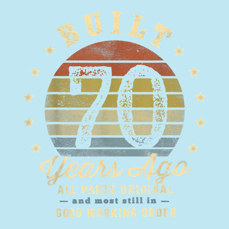 Built 70 Years Ago   All Parts Original Gifts 70th Birthday T Shirt Urban Pullover Hoodie | Artistshot