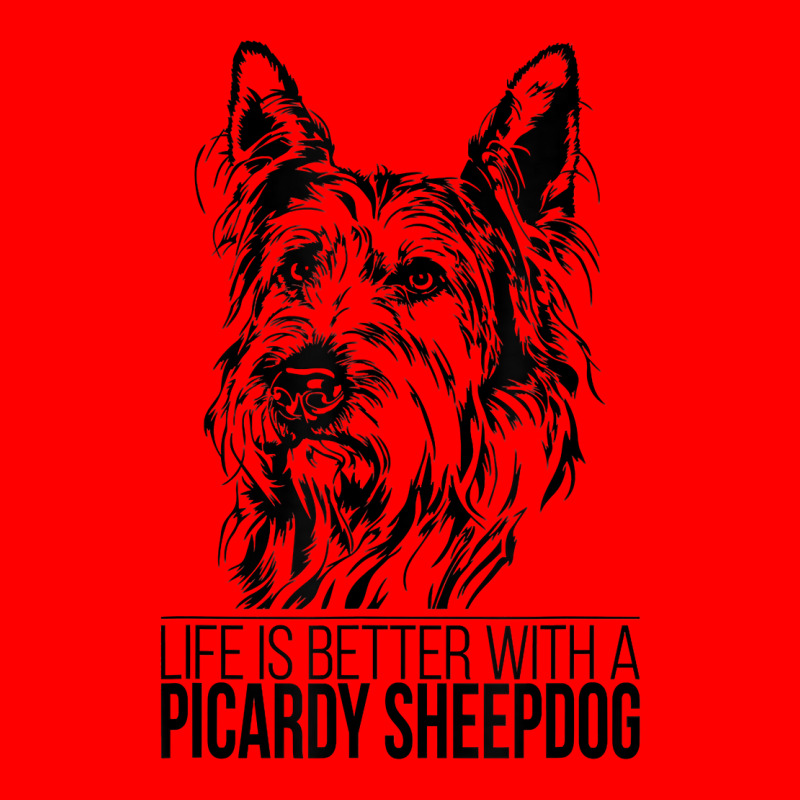 Life Is Better Picardy Sheepdog Dog Saying Dog T Shirt Bomber Jacket by efronpngoick3 | Artistshot