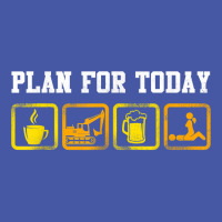 Excavator Heavy Equipment Operator Plan For Today T Shirt Pom Pom Beanie | Artistshot