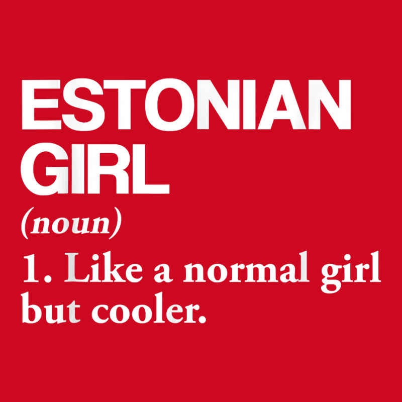 Estonian Girl Definition Estonia Flag Country Language T Shirt Pom Pom Beanie | Artistshot