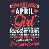 Smartass April Girl For Women T Shirt Pom Pom Beanie | Artistshot