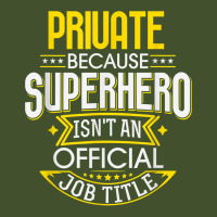 Private Idea Funny Superhero Job   Private T Shirt Sun Shade Cap | Artistshot