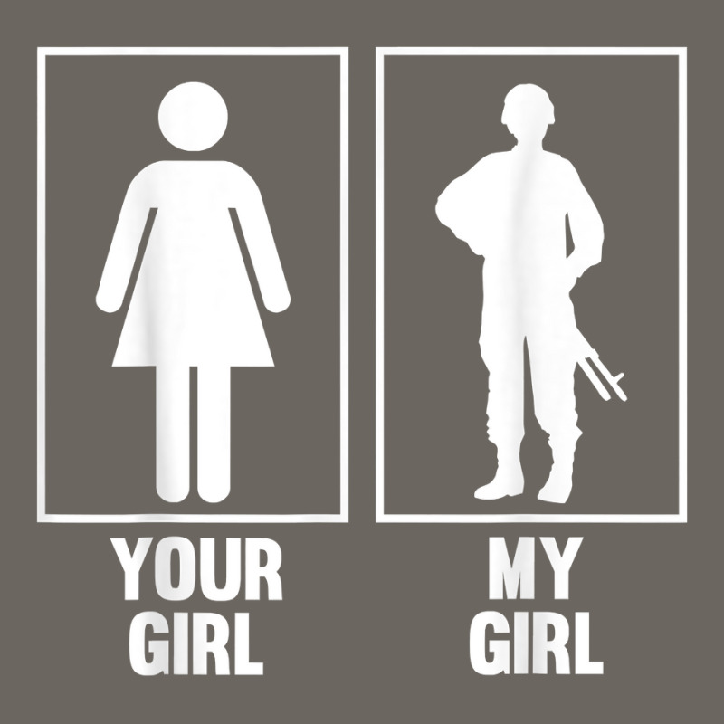 Your Girl My Girl Proud Soldier Officer Military T Shirt Sun Shade Cap | Artistshot