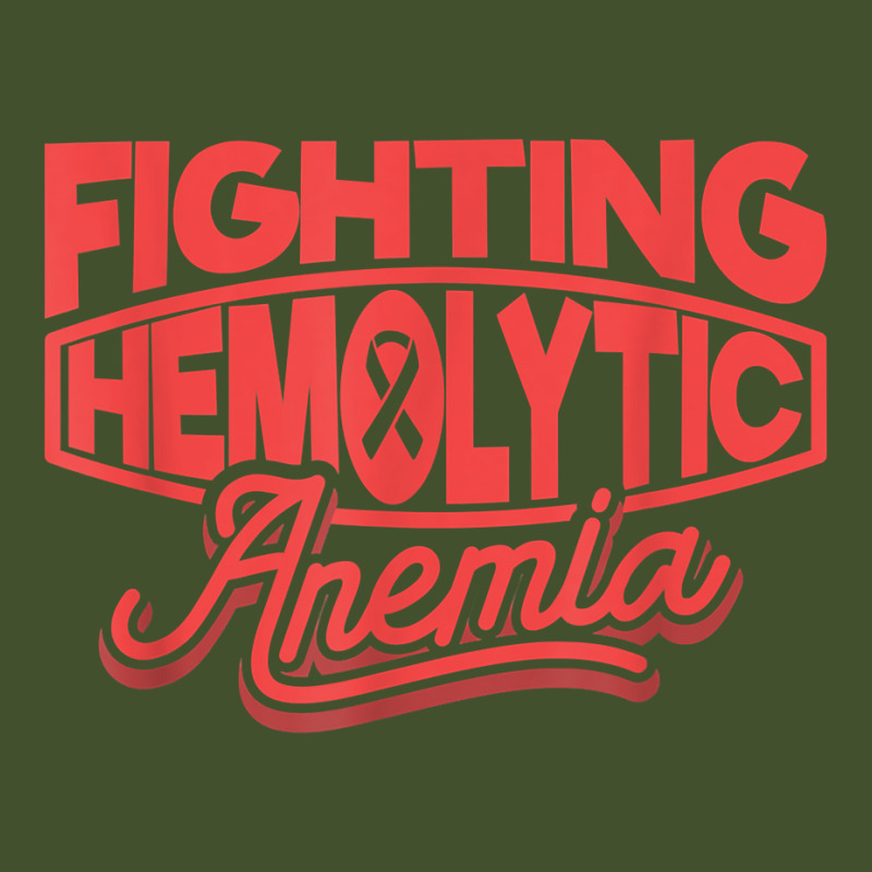 Red Ribbon Fighting For Hemolytic Anemia Awareness T Shirt Sun Shade Cap by ReagerAero | Artistshot