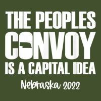 The Peoples Convoy Is A Capital Idea   Nebraska T Shirt Sun Shade Cap | Artistshot