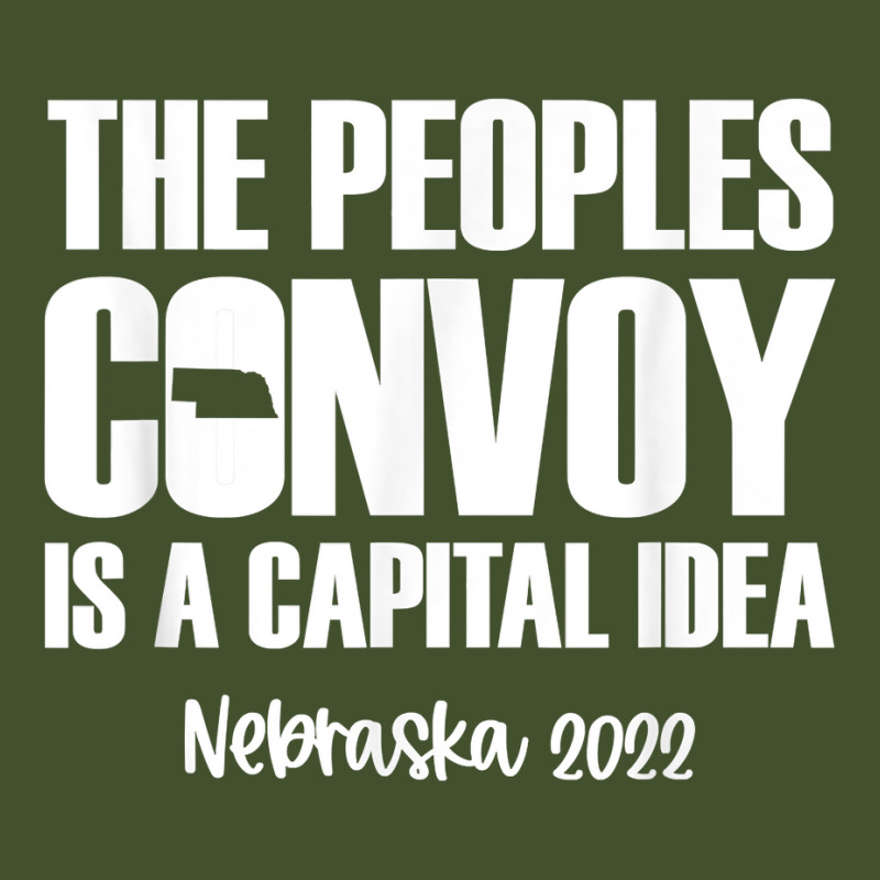 The Peoples Convoy Is A Capital Idea   Nebraska T Shirt Sun Shade Cap by WarnekeRashae | Artistshot