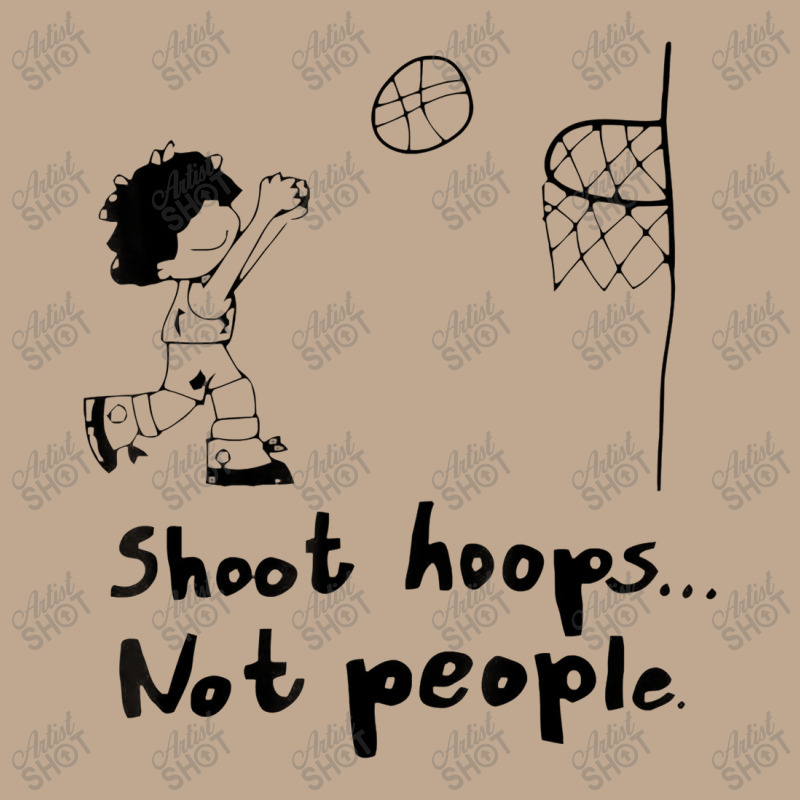 Shoot Hoops Not People Mesh Back Trucker Hat by zuzumanin | Artistshot