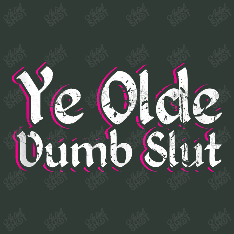 Ye Olde Dumb Slut Renaissance Fair Ren Faire Old English Tank Top Mesh Back Trucker Hat by zuzumanin | Artistshot