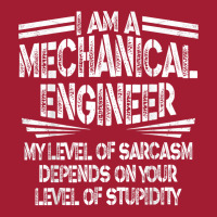 My Level Of Sarcasm Sarcastic Mechanical Engineer T Shirt Mesh Back Trucker Hat | Artistshot