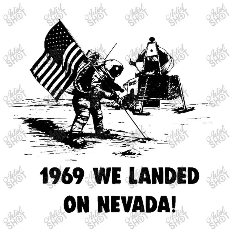 1969 We Landed On Nevada Mesh Back Trucker Hat by anneevans358 | Artistshot