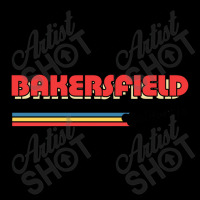 Bakersfield, Ca Retro Typography Design Mesh Back Trucker Hat | Artistshot