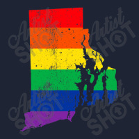 Rhode Island Rainbow Flag Map Gay Pride Lesbian Lgbt Snapback Trucker Cap | Artistshot