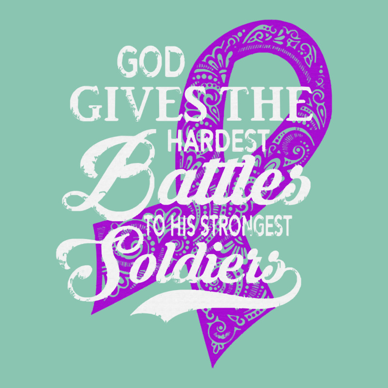 Alzheimers Awareness T  Shirt God Gives The Hardest Battles Strongest Snapback Trucker Cap | Artistshot