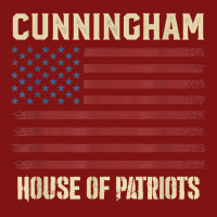 Cunningham Last Name Surname American Flag Family T Shirt Snapback Trucker Cap | Artistshot