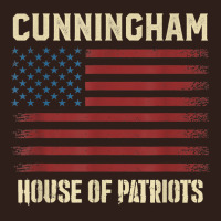 Cunningham Last Name Surname American Flag Family T Shirt Foam Trucker Hat | Artistshot