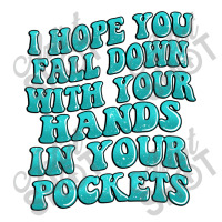 I Hope You Fall Down With Your Hands In Your Pocke Cub Paper Bag - 8 X 4 1/2 X 10 1/4 | Artistshot