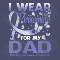 Womens I Wear Periwinkle For My Dad Esophageal Cancer Awareness Adjustable Baseball Cap | Artistshot