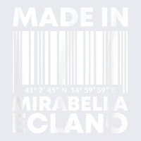 Made In Mirabella Eclano Barcode T Shirt Adjustable Baseball Cap | Artistshot