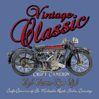 Vintage Croft Cameron Super Eight Motorcycles T Shirt Dyed Cap | Artistshot