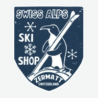 Ski Swiss Alp, Ski Swiss Alp Vintage, Ski Swiss Alp Art, Ski Swiss Alp Urban Heavy T-shirt | Artistshot