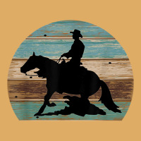 Western Cowboy Reining Horse Sliding Stop Vintage Style Urban Heavy T-shirt | Artistshot