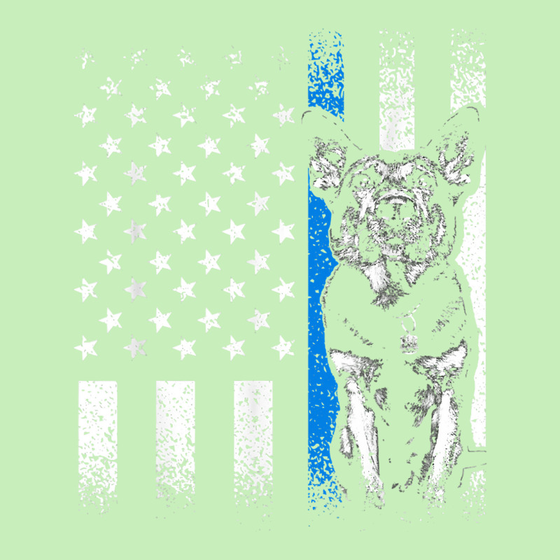 Thin Blue Line American Flag Police K9 Dog Balinese Malinois Urban Heavy T-shirt by LorettaSharron | Artistshot