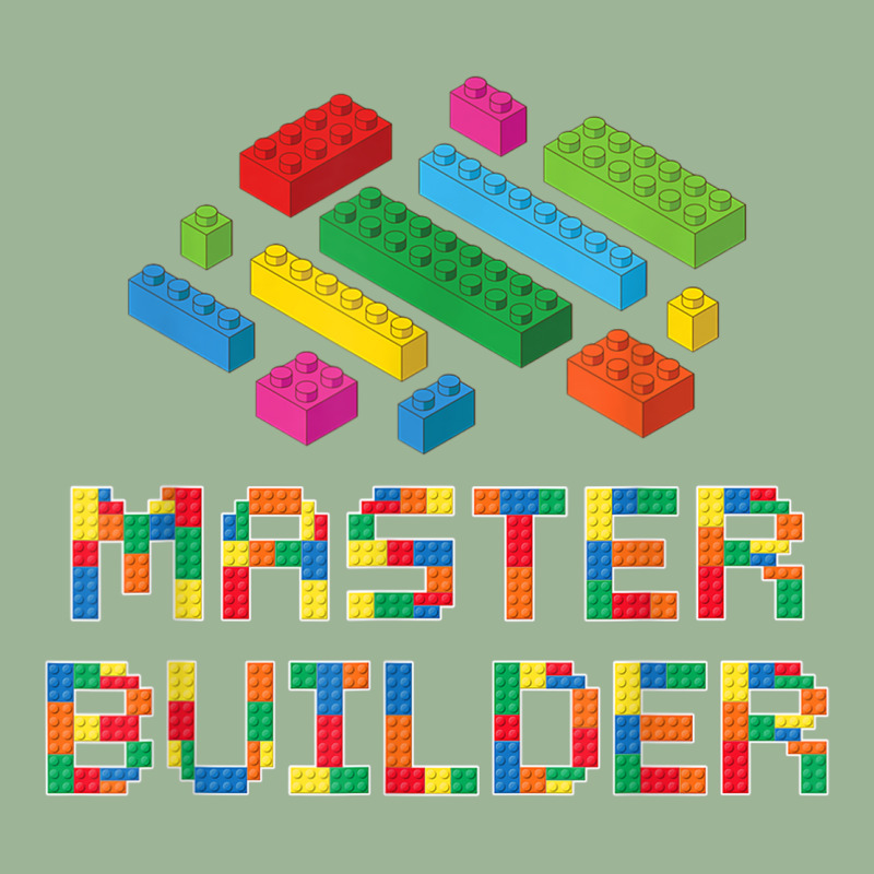 Master Builder Blocks Building Brick Builder Kids Funny Urban Heavy T-shirt | Artistshot