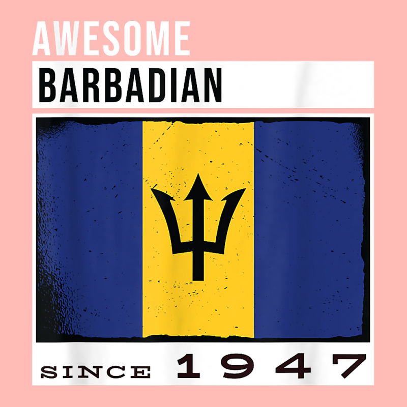 Awesome Barbadian Since 1947   Barbadian 75th Birthday T Shirt Urban Heavy T-shirt by cm-arts | Artistshot