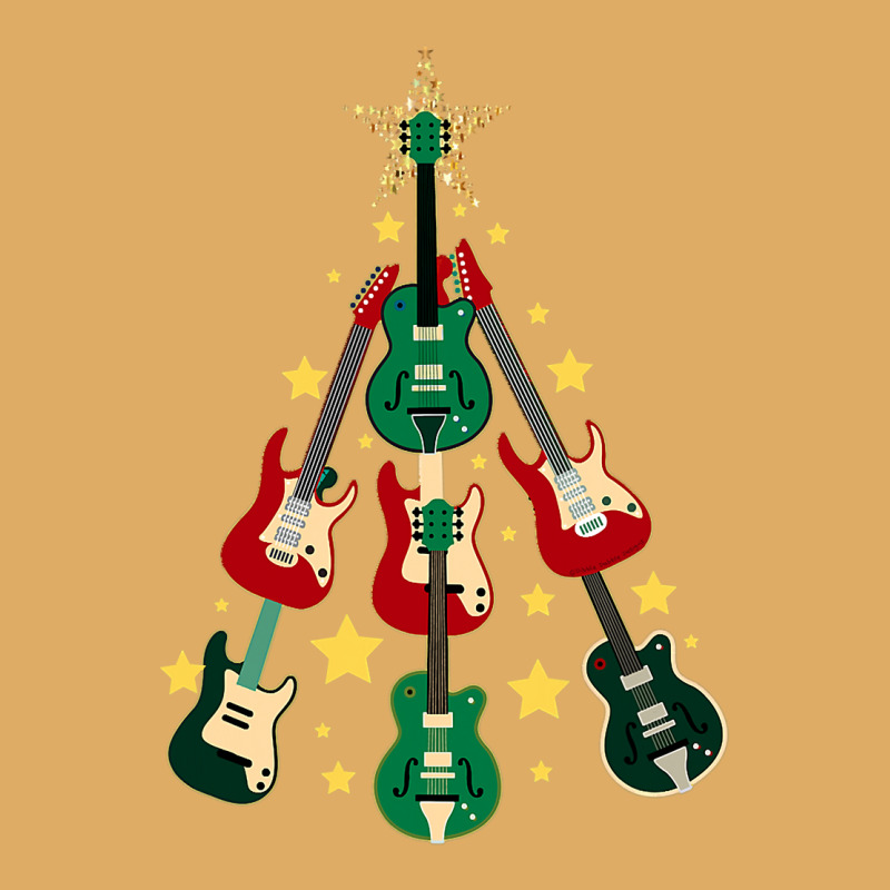 Cool Guitar Christmas Tree Guitar Lovers Christmas Tree Urban Pullover Hoodie | Artistshot