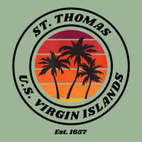 Original St. Thomas Virgin Islands Palm Tree Novelty Art T Shirt Urban Pullover Hoodie | Artistshot