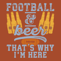 Football & Beer That's Why I'm Here For Coach And Dad Leatherette Tumbler | Artistshot