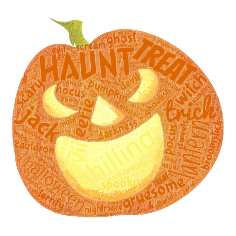 Halloween Pumpkin Face T  Shirt Halloween Pumpkin Word Cloud T  Shirt Bomber Jacket | Artistshot