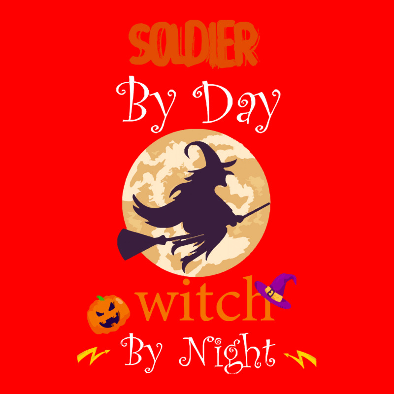 Halloween Soldier Gift T  Shirt Soldier By Day Witch By Night, Soldier Bomber Jacket | Artistshot