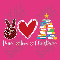 Peace Love Christmas Tshirt   Funny Christmas Tree Book Tree T Shirt Beanie | Artistshot