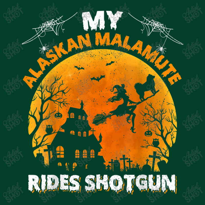 Alaskan Malamute Ride Shotgun Alaskan Malamute Dog Halloween Beanie | Artistshot